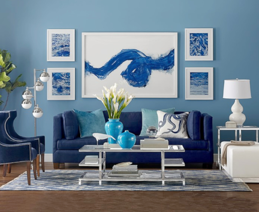 5 Living Room Ideas With The Blue Color Of The Year 2020 Smile Delivery Online,Border Graduation Invitation Design