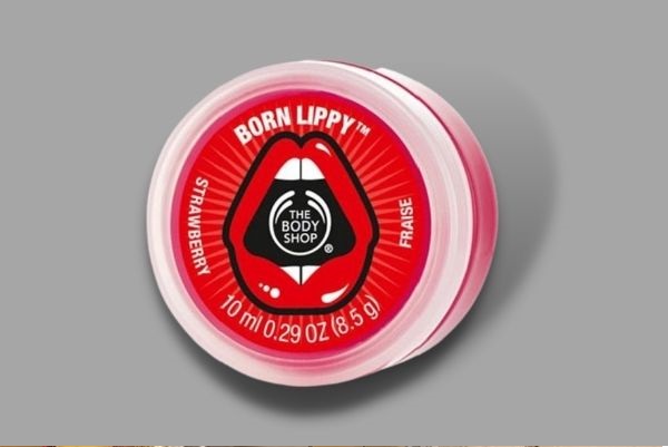 Born Lippy Pot Lip Balm Strawberry for dark lips