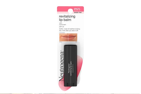 Neutrogena Revitalizing and Moisturizing Tinted Lip Balm for dark lips