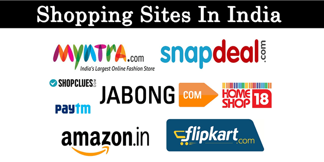 Online shopping portals in India 2019